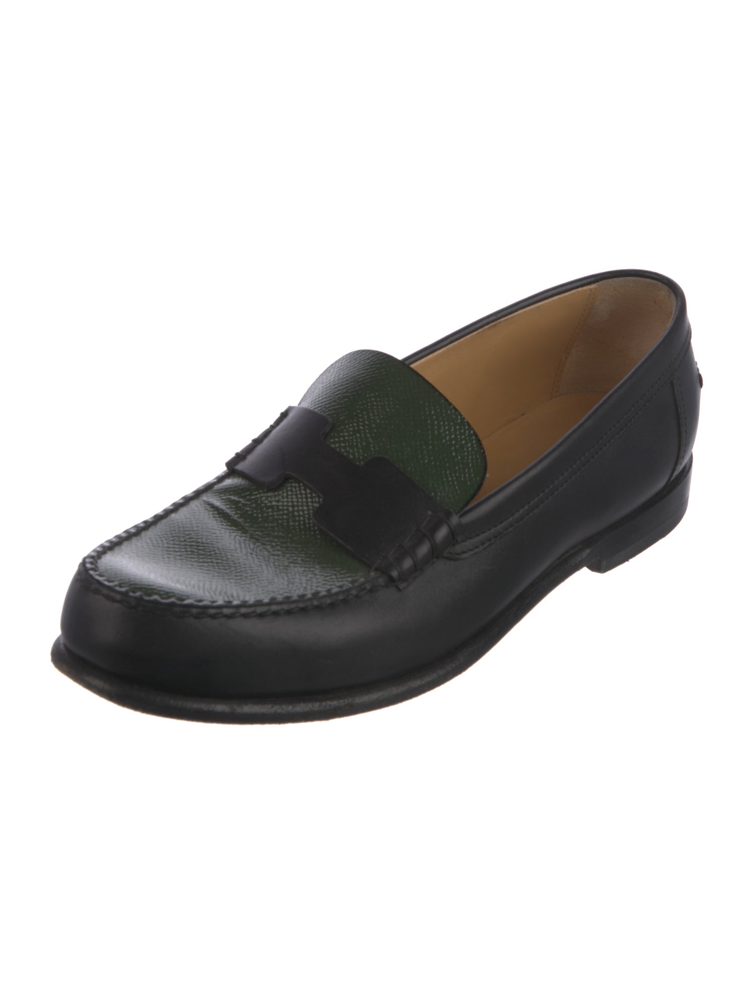 Hermès Hour Leather Loafers